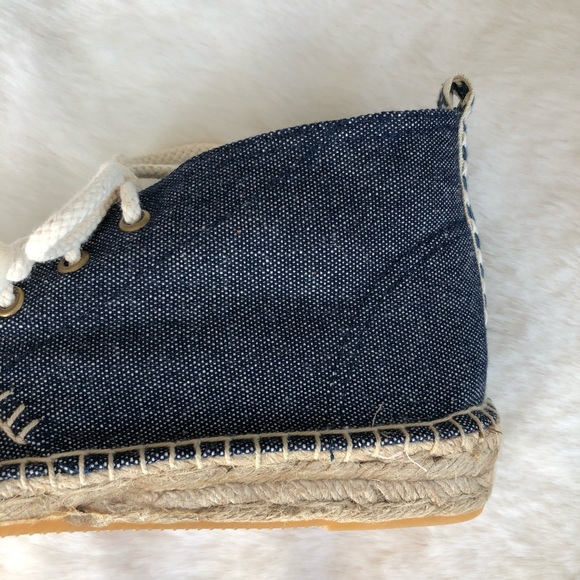 Soludos Wedge Navy Desert Bootie - Picture 4 of 5